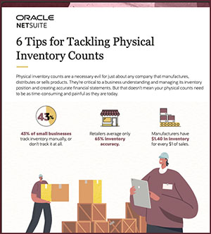 6 Tips for Tackling Physical Inventory Counts